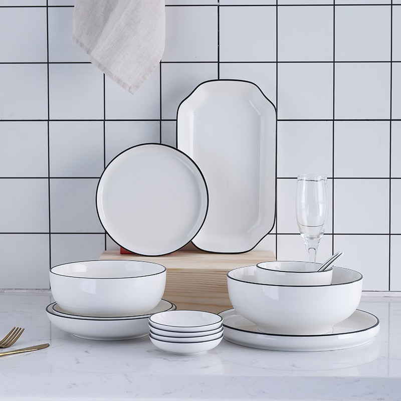 Lina Classic Ceramic Dish Set