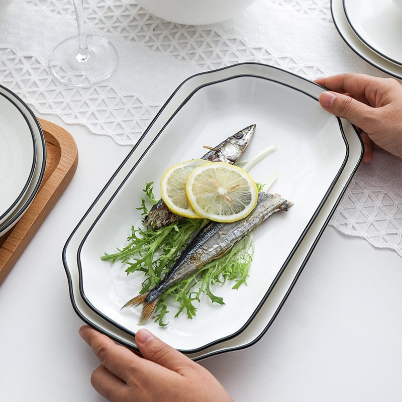 Lina Classic Ceramic Dish Set