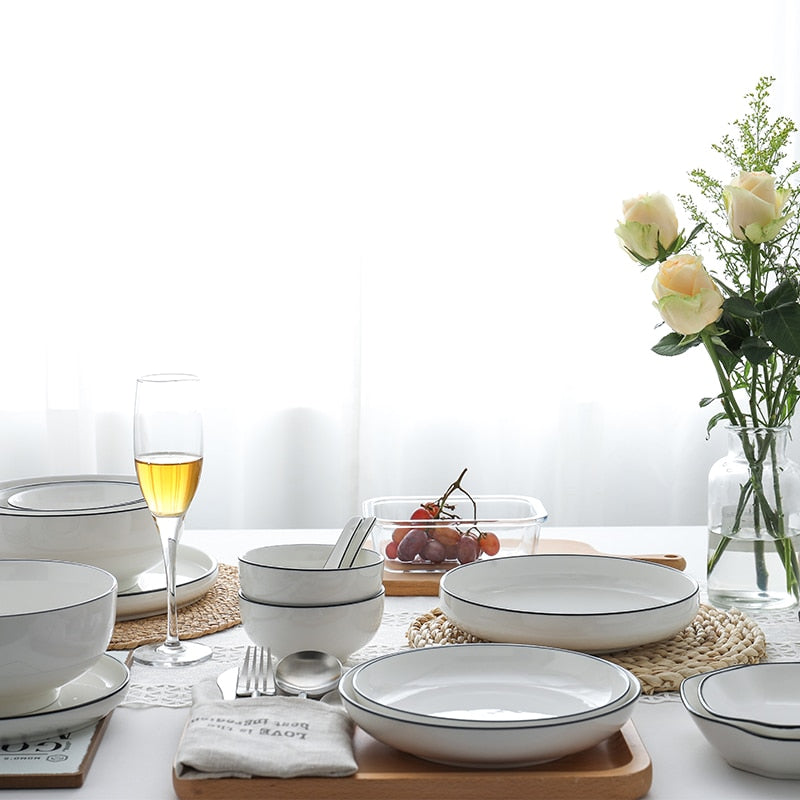 Lina Classic Ceramic Dish Set