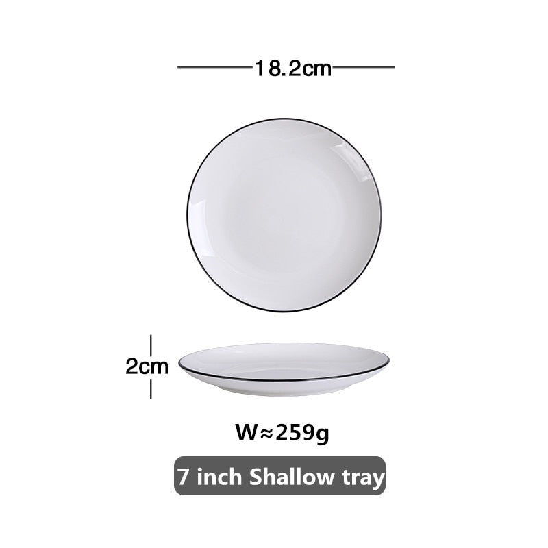 Lina Classic Ceramic Dish Set