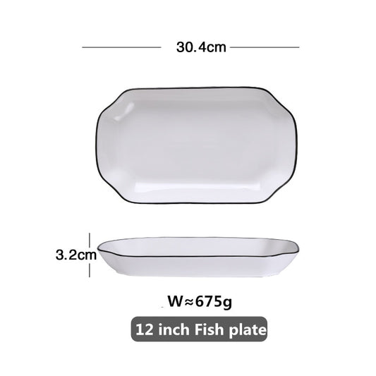 Lina Classic Ceramic Dish Set