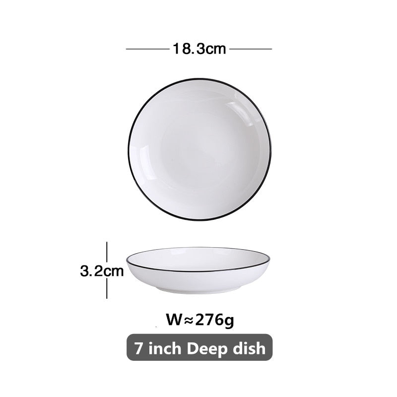 Lina Classic Ceramic Dish Set