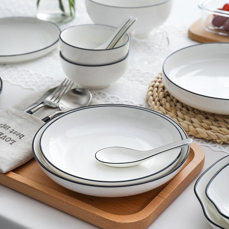 Lina Classic Ceramic Dish Set